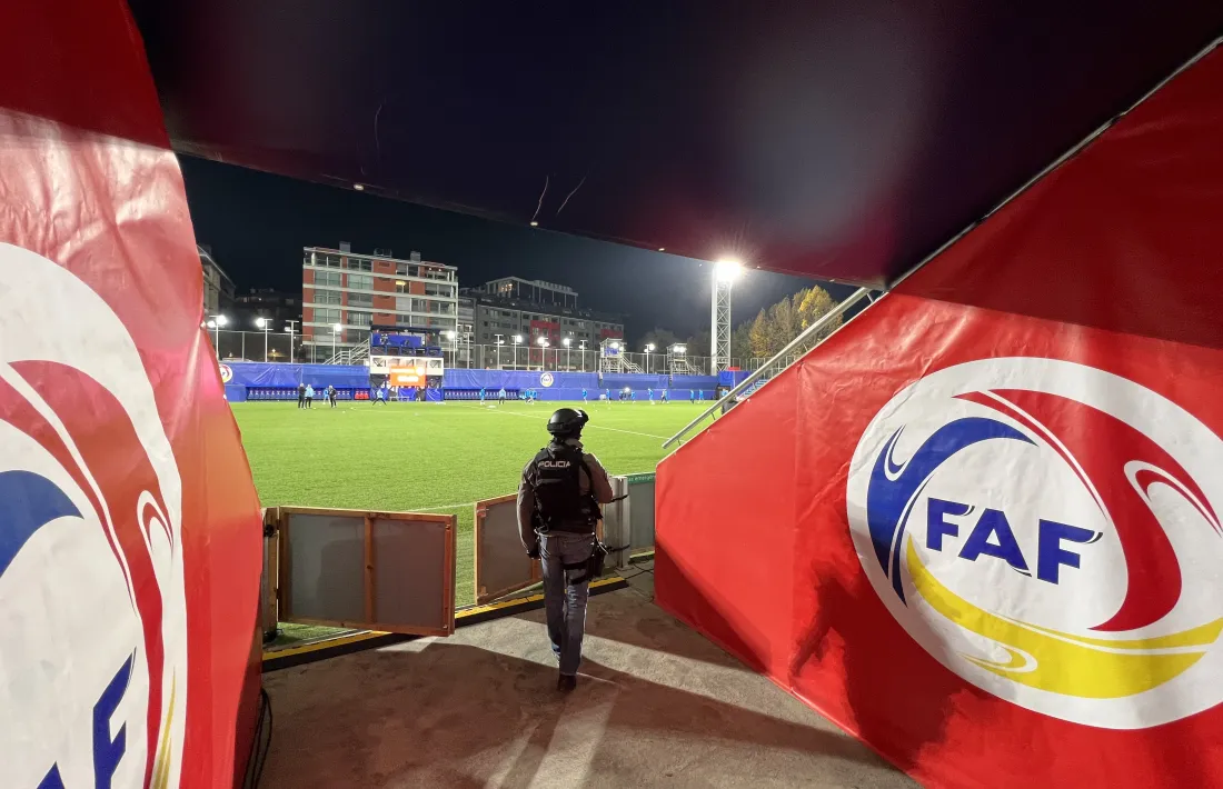 Andorra i Israel, un partit de moltíssima seguretat 'externa'.