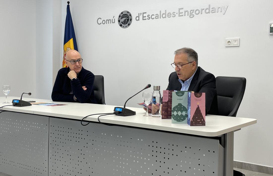 Dolsa i Closa en la presentació de les activitats per aquest Nadal.