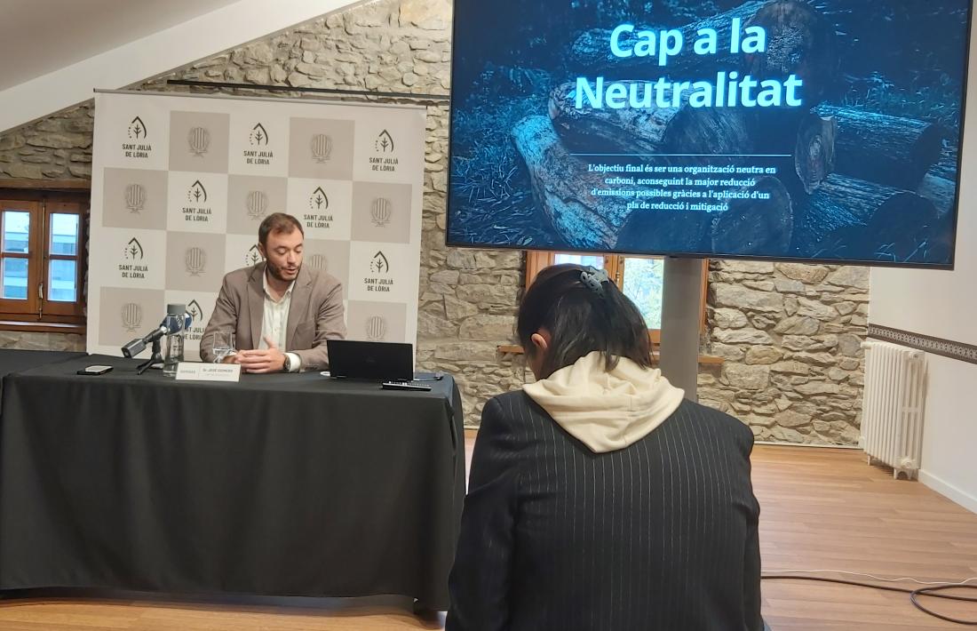 El cap de projectes de BMS Consultoria Estratègica, José Gismero, presentant l’estudi.