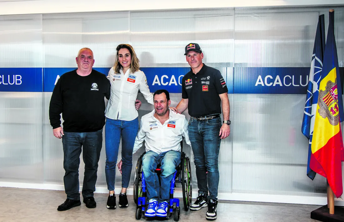 Llovera i Llobera van comptar amb la companyia de Jordi Ginesta i Mathieu Baumel.