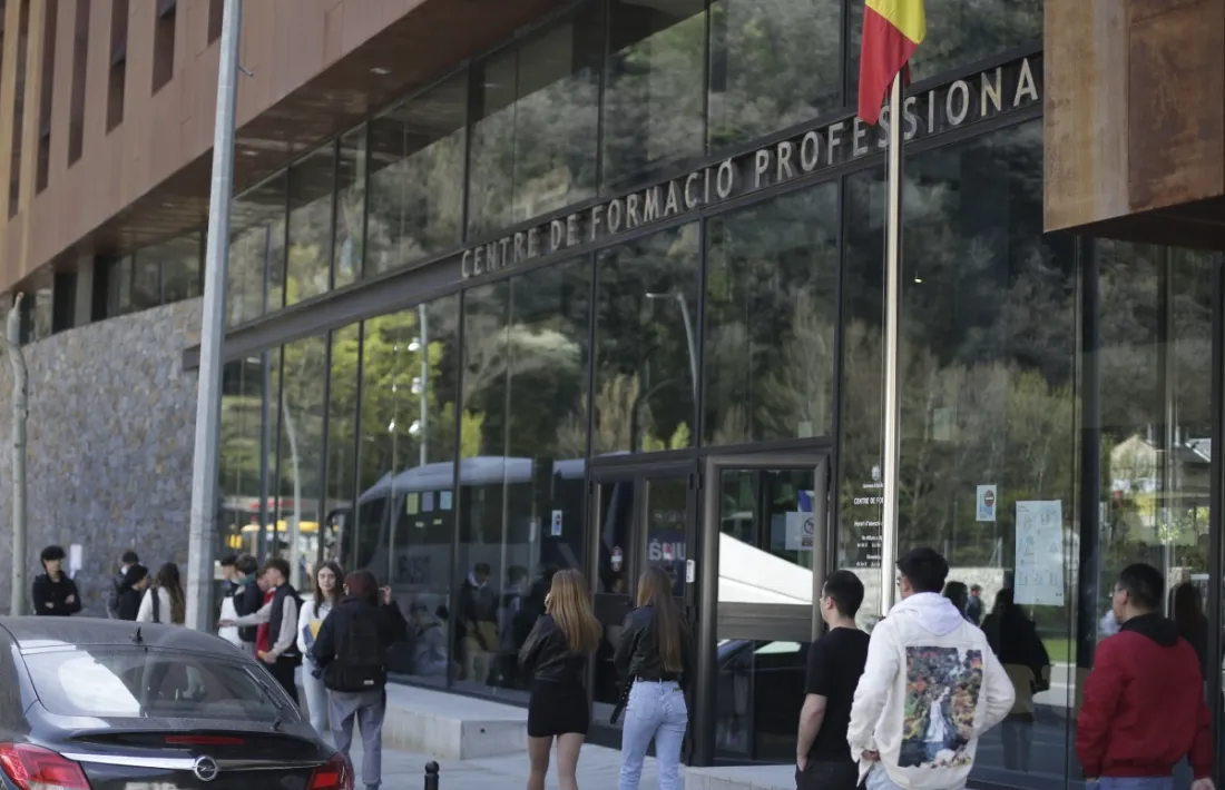 El Centre de formació professional d'Aixovall.