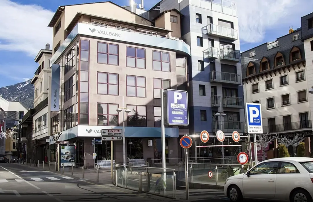 Una imatge d'arxiu de l'entrada a l'aparcament Centre Ciutat.