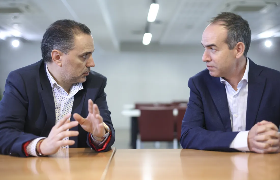 Casal i Alcobé, el tàndem que encapçala l’única candidatura presentada a Canillo. 