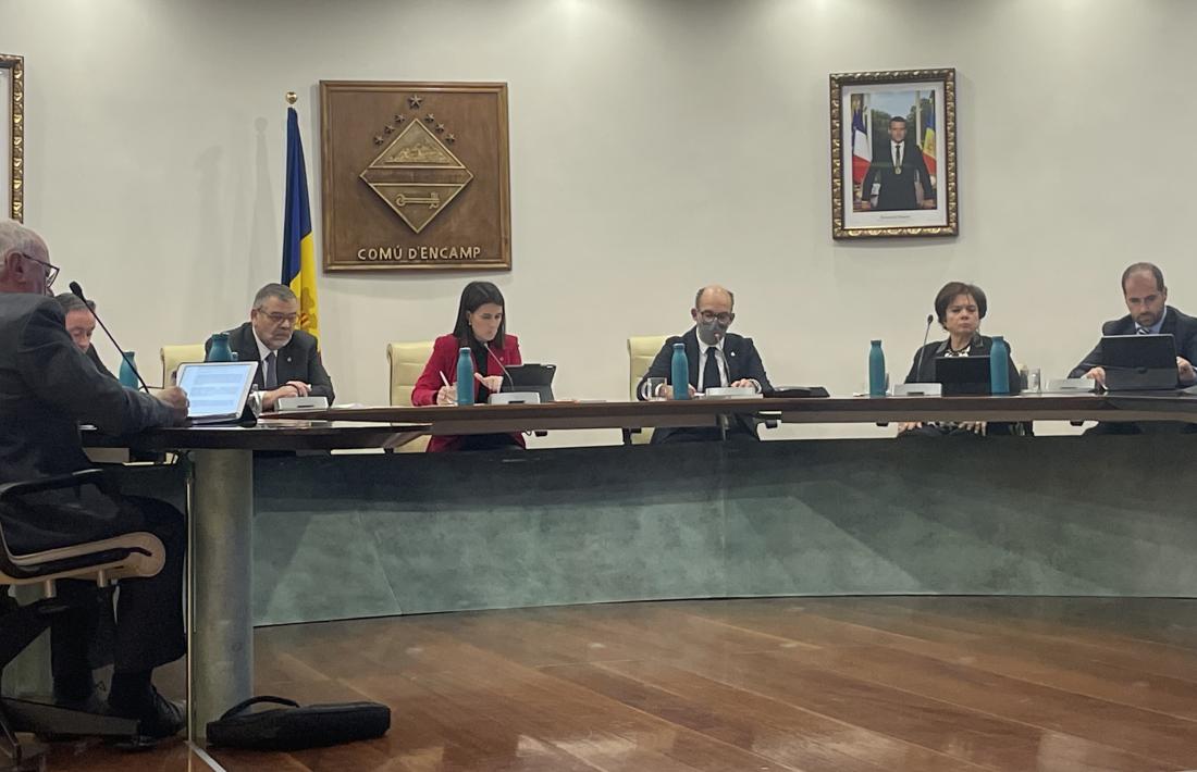 Sessió del Consell de Comú d'Encamp.