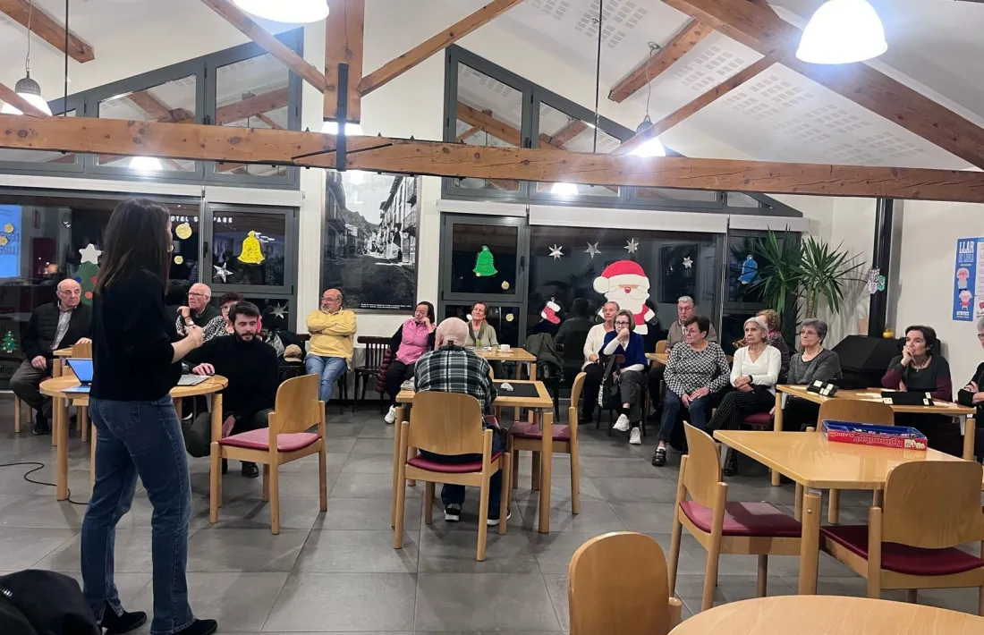 Cairat i Cortesao, ahir a la llar de Lòria.