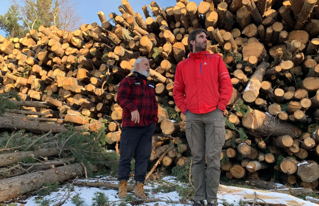 Els candidats de Amb Seny, avui a la Caubella.