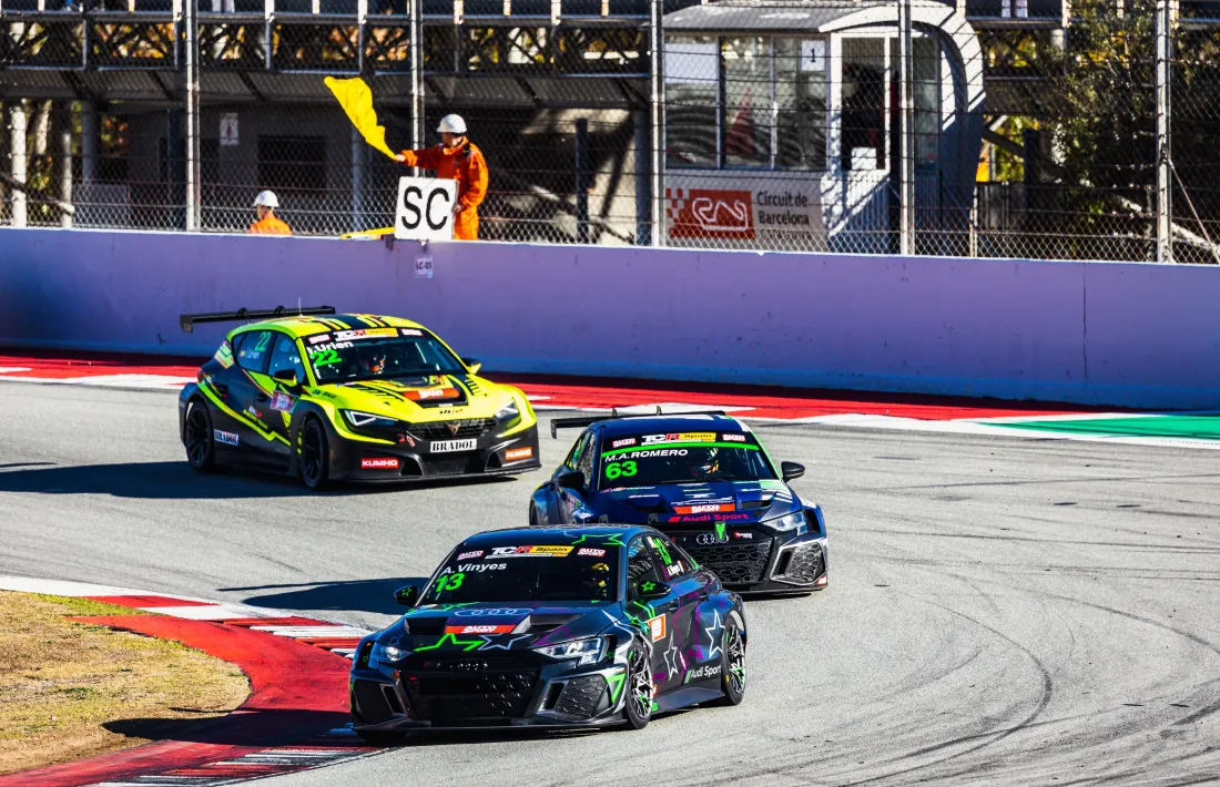 Amàlia Vinyes, al Circuit de Barcelona.