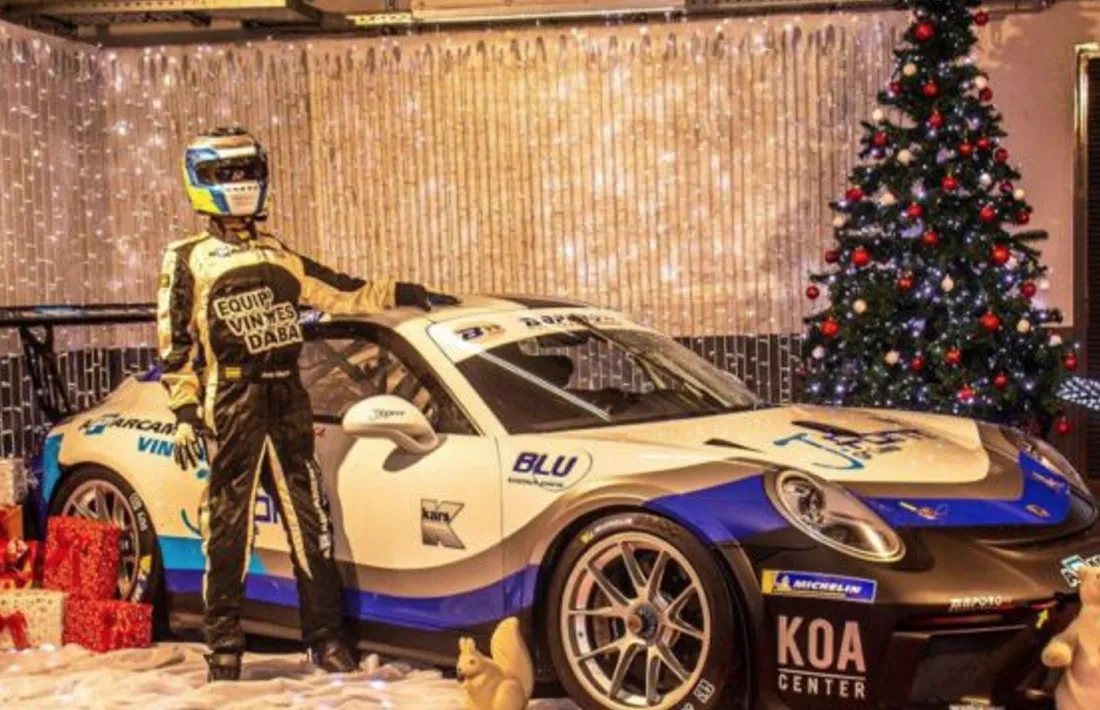 Un aparador participant en una edició anterior del concurs de Nadal.