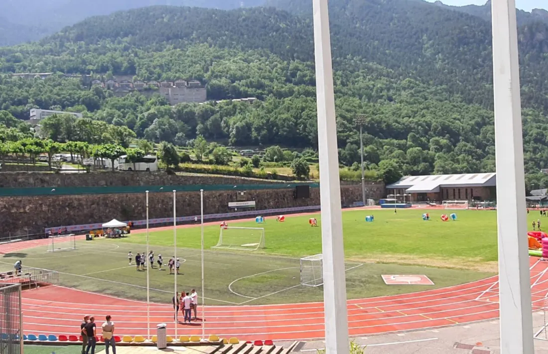 L'estadi comunal Joan Samarra.