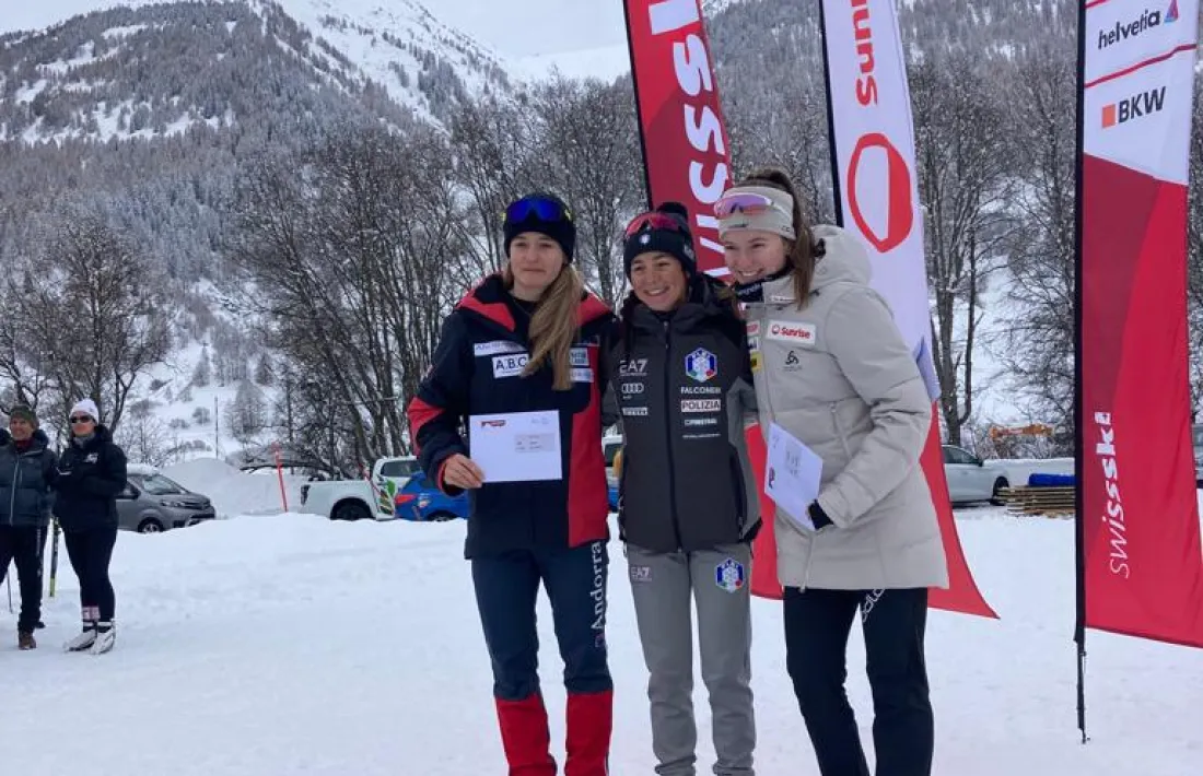 Gina del Río, al podi de Goms.