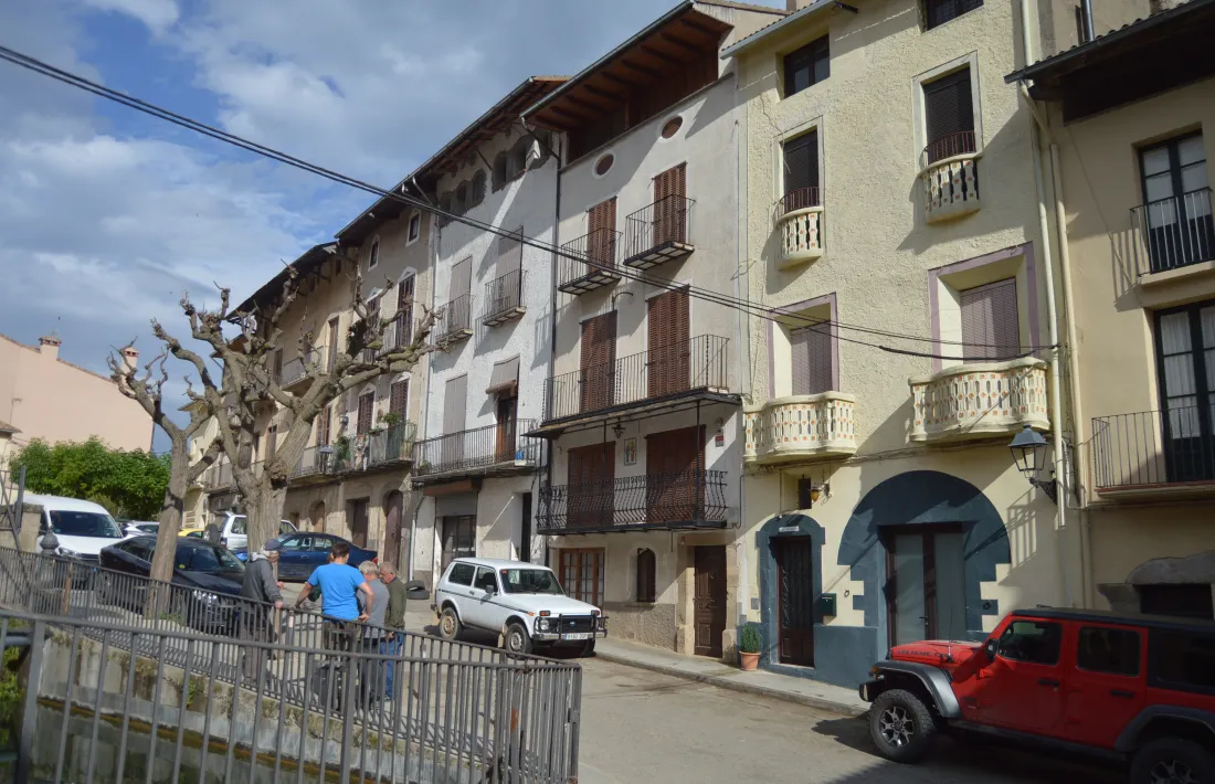 Vista del municipi del sud de la comarca de l’Alt Urgell. 