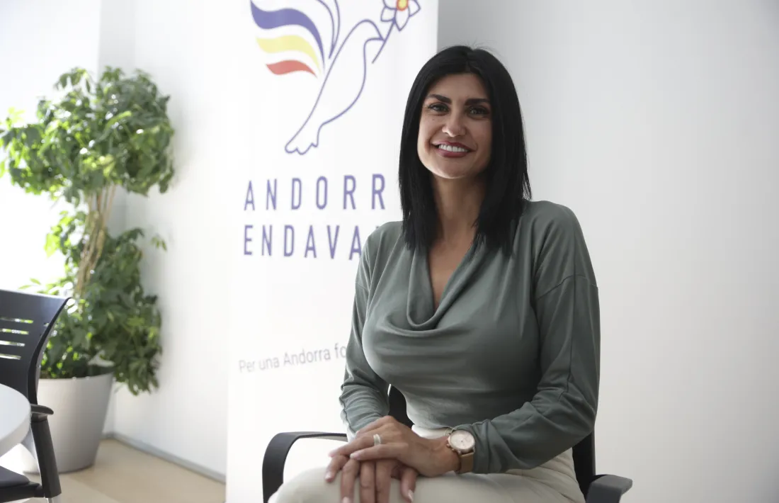 La presidenta d’Andorra Endavant, Carine Montaner.