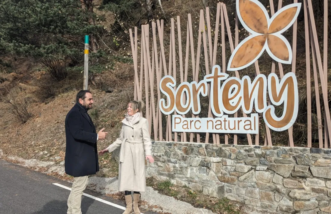 Jordi Serracanta i Carolina Gómez, al Parc Natural de Sorteny.