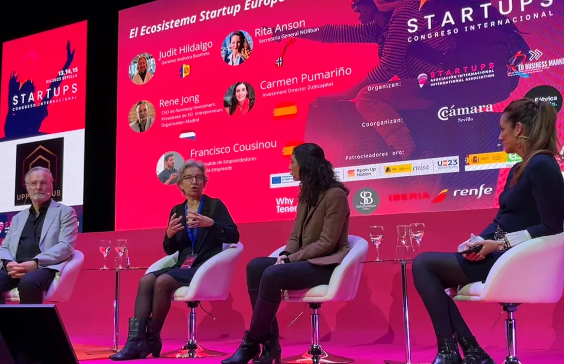Judit Hidalgo en un moment de la seva intervenció al congrés.