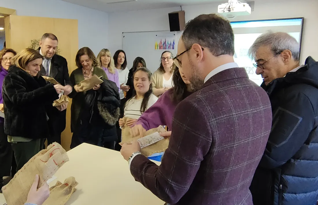 Un moment de la visita efectuada aquest matí.