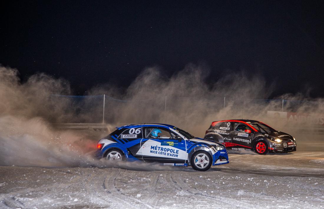Christophe Ferrier, en acció a l'Andros del Circuit Andorra.
