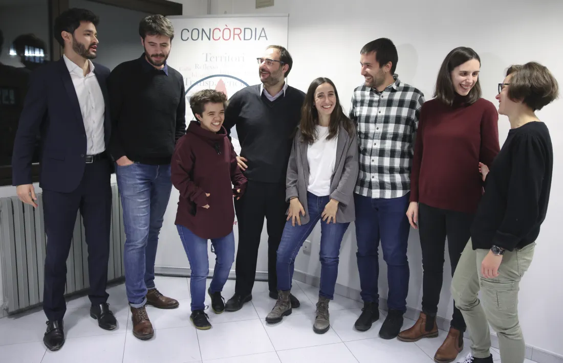 L'executiva de Concòrdia, aquest vespre.