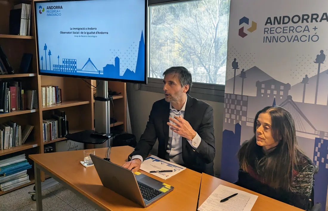 Els investigadors de l'AR+I Joan Micó i Pepita Batalla han presentat aquest matí l'estudi.