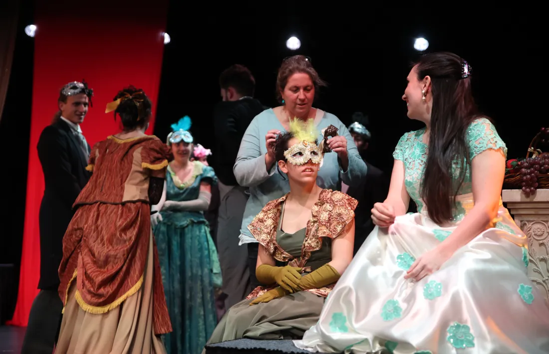 L’assaig general d’ahir al Centre de Congressos: aquesta nit és l’hora de la veritat.