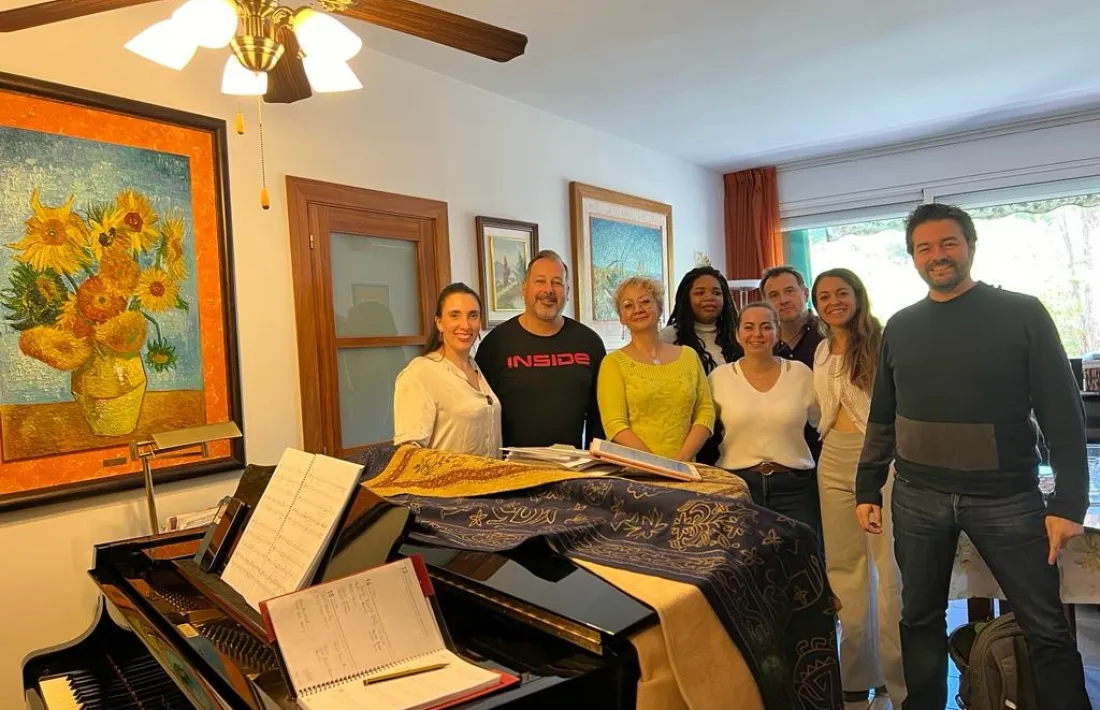 L’equip tècnic i artístic de ‘La Doula’, que s’estrena el 23 de desembre a les Fontetes.