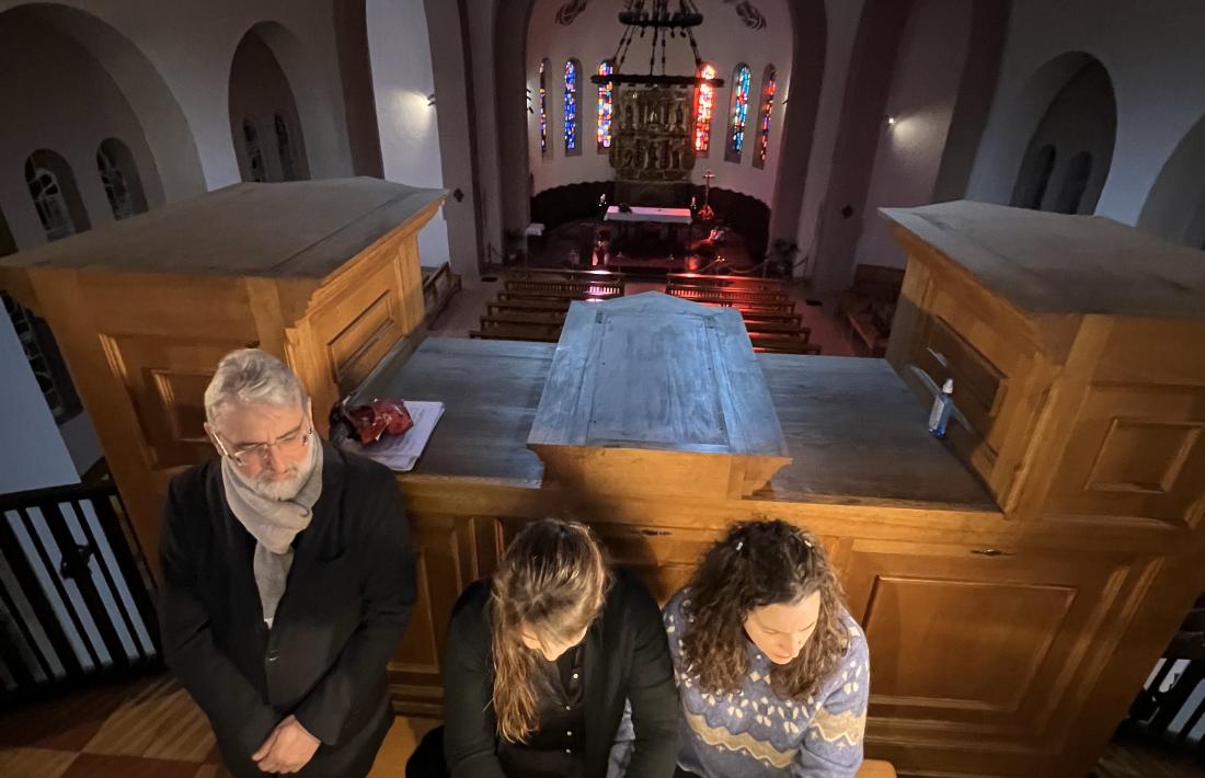 Ribas, amb Aguado i García.