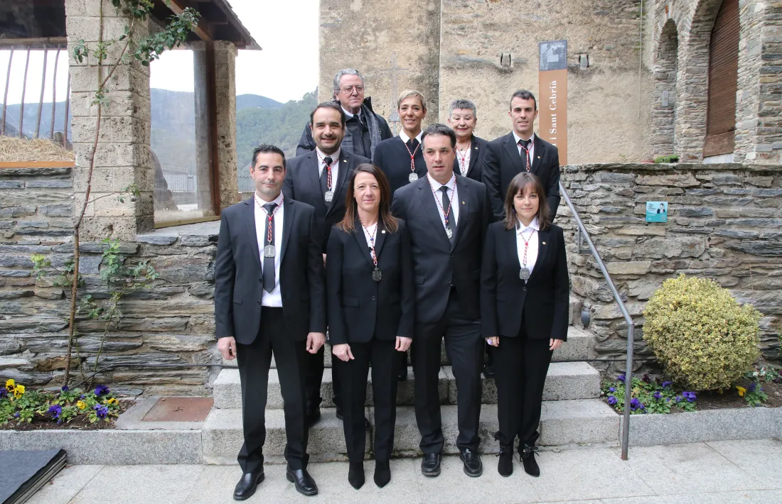 Els nous membres del Comú d'Ordino.