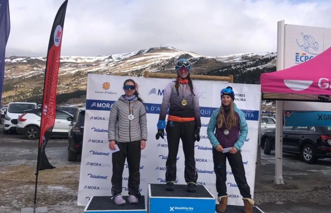 Podi de la general de la MoraBanc-Copa d'Andorra d'esquí de muntanya del curs passat.