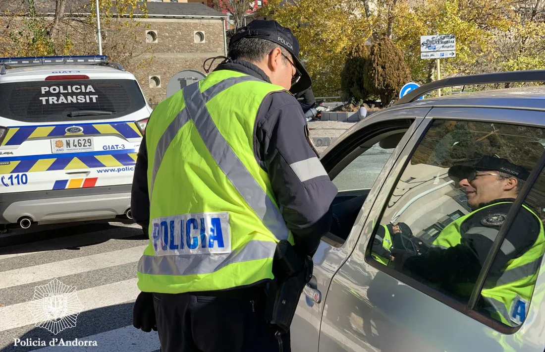 Un control de la policia.