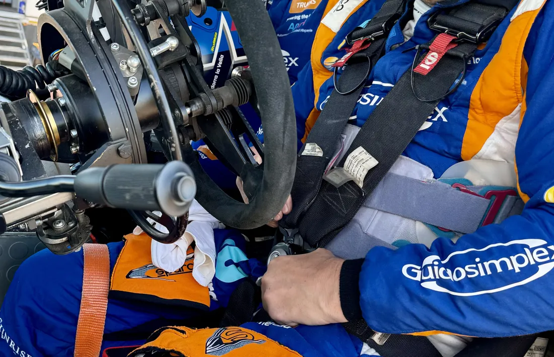 Albert Llovera, al Ral·li de Dakar.