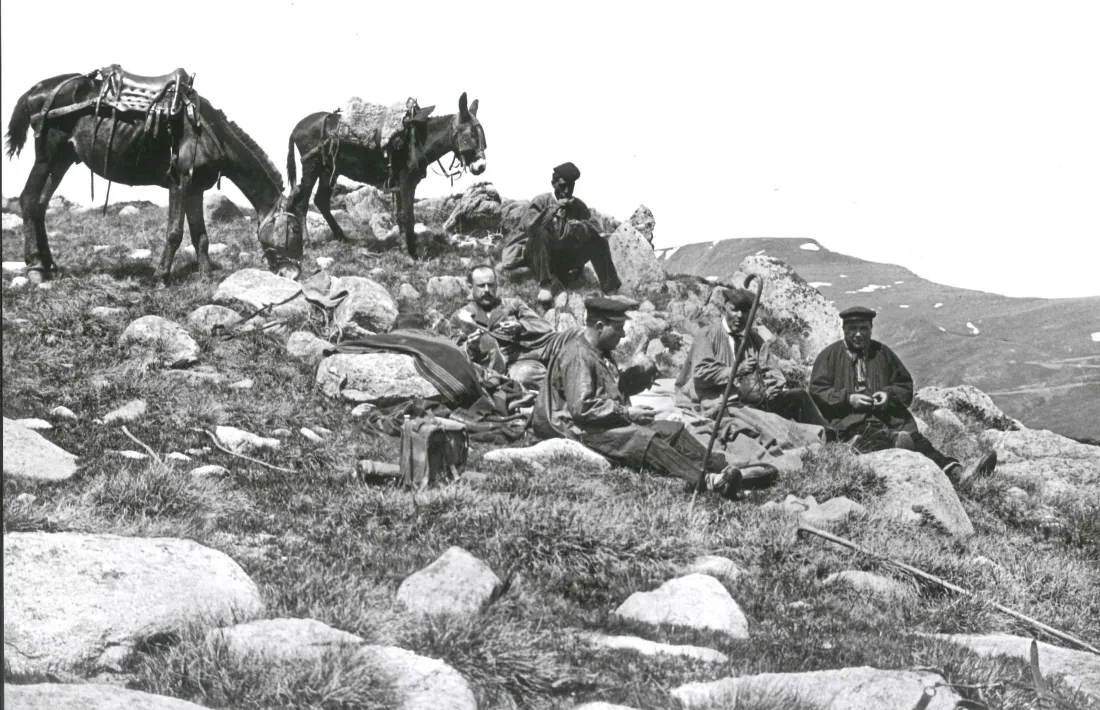 Cim de Pessons, 1882! La fotografia és de Frederic Bordas.