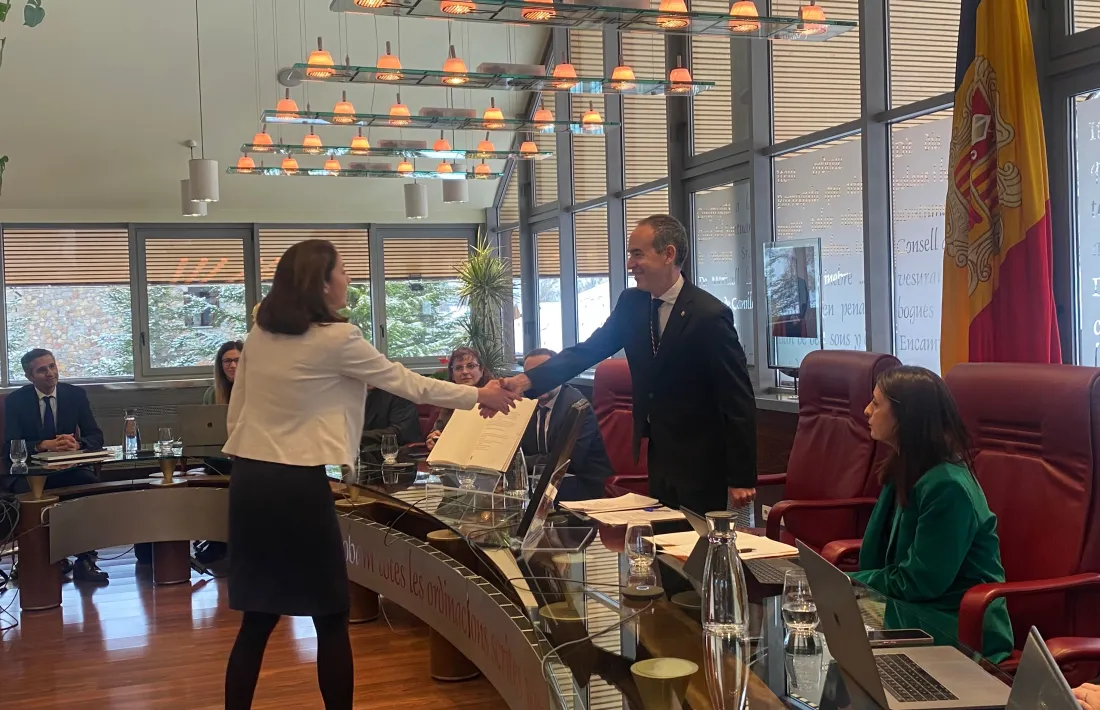 Andrea Solano ha jurat com a nova interventora del Comú de Canillo.