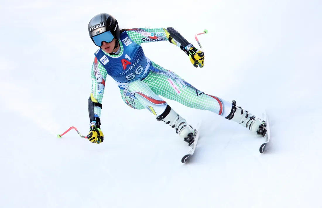 ‘Cande’ Moreno, al supergegant de Copa del Món d’Altenmarkt-Zauchensee.