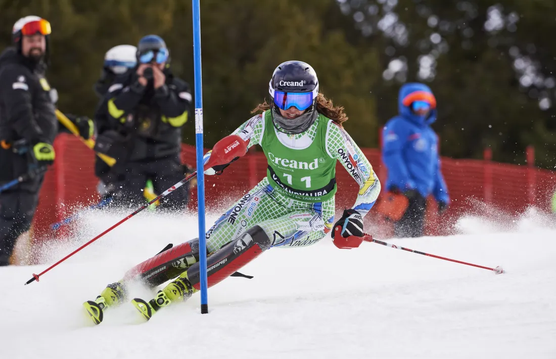 Carla Mijares, en una imatge d’arxiu, competirà avui a la Copa del Món de Flachau.