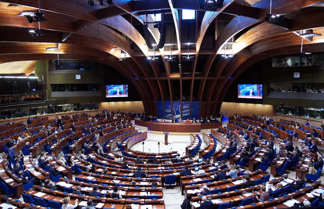 L'hemicicle del Consell d'Europa.