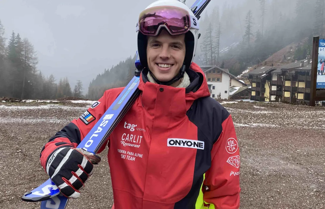 Roger Puig, a Veysonnaz.