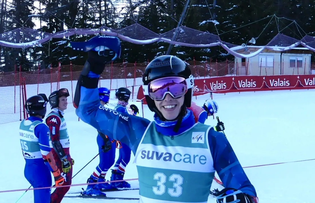 Roger Puig, a Veysonnaz.