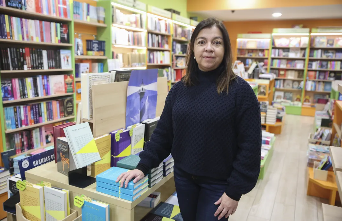 Pamela Méndez, al capdavant de la lliberia Idees des del primer moment: avui gestiona set locals, i aviat seran vuit.