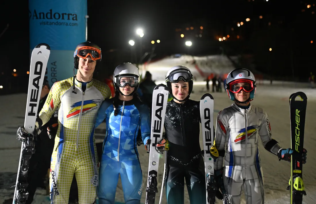 L'equip d'Andorra 1 va conquerir l'or al National Team Event.