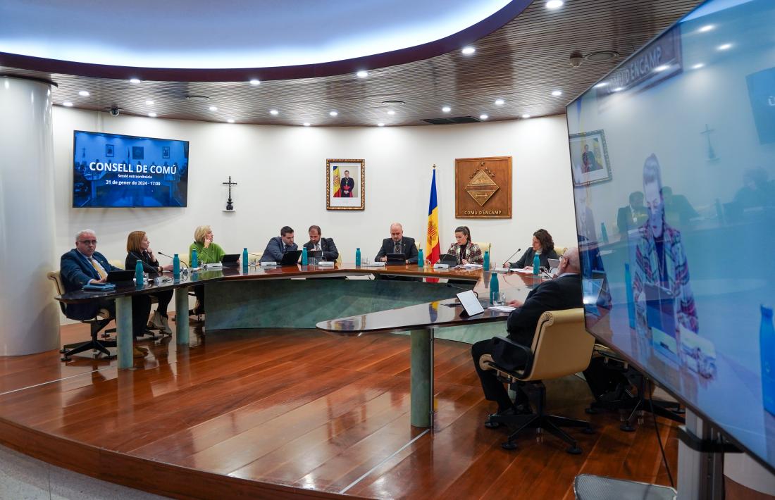 L’únic punt de la sessió de Consell de Comú d’Encamp era el recurs presentat pel Comú de Canillo.