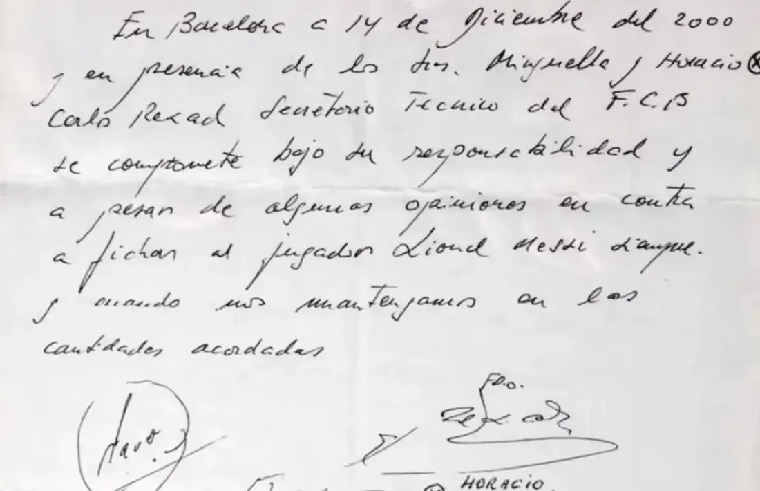 El tovalló de Leo Messi, ara a Creand, serà subhastat el mes de març.