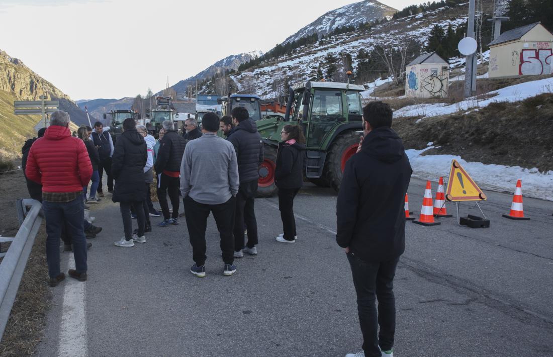 El tall a la zona de la Croisade dels agricultors francesos del cap de setmana passat.