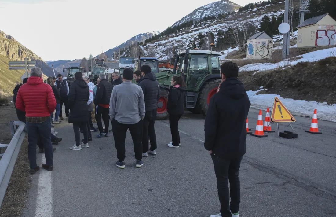 La mobilització a la zona de la Croisade dels agricultors francesos del cap de setmana passat.