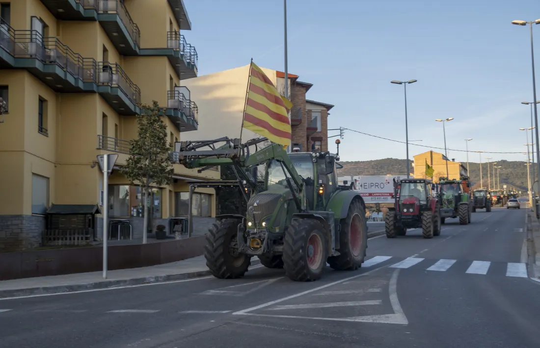 Les protestes a la zona de Ponts.