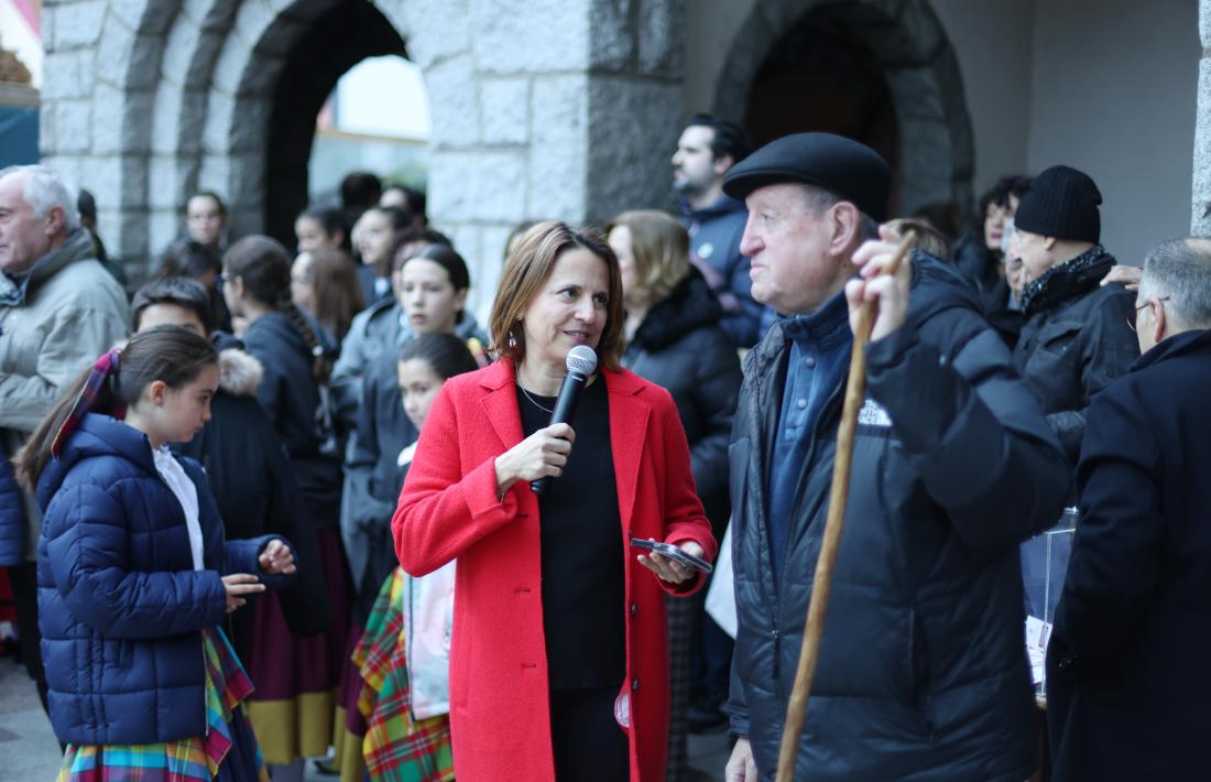 Rosa Gili, ahir als encants de Sant Antoni.