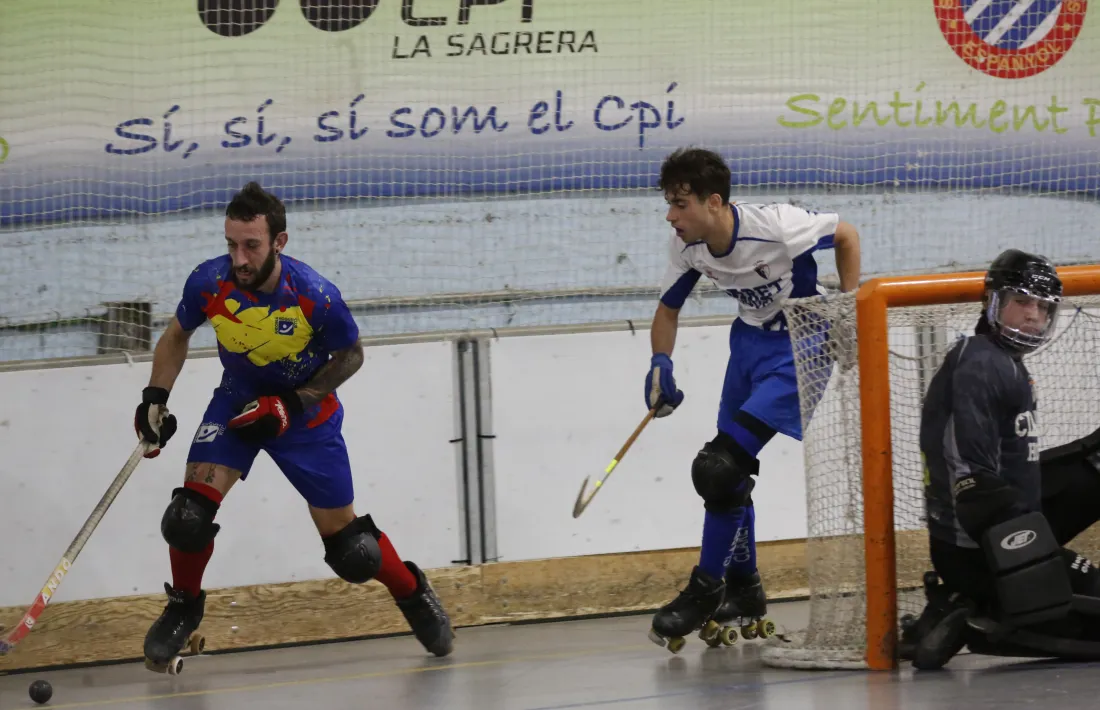L'Andorra Hoquei Club va vèncer a la pista del Claret.