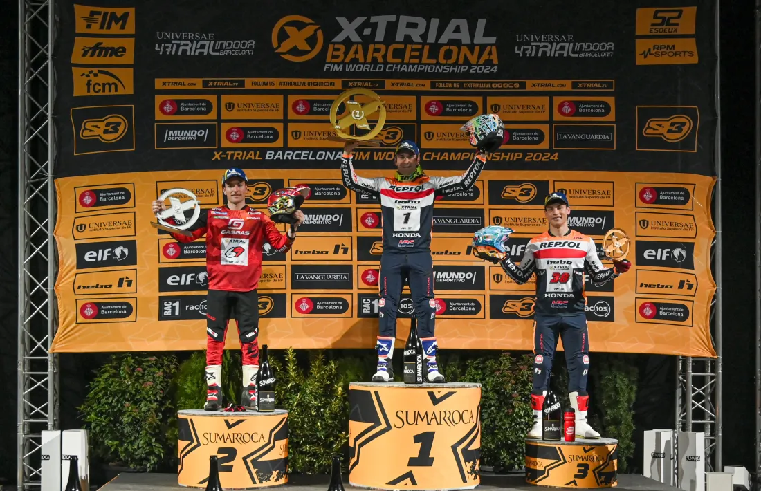 Toni Bou, campió a Barcelona.