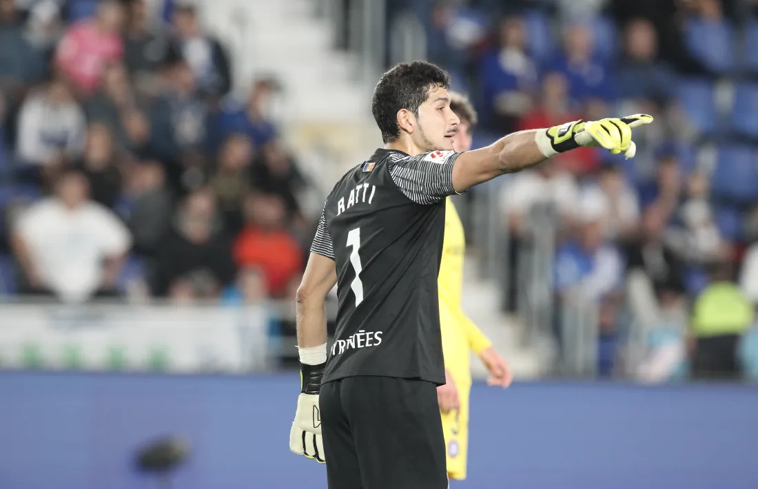 Nico Ratti, contra el Tenerife.