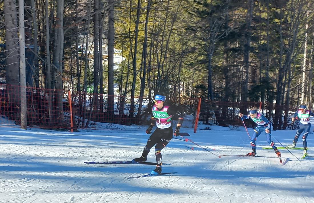 Gina del Rio va enlluernar en la primera prova del Campionat del Món d’esquí de fons júnior a l’esprint.