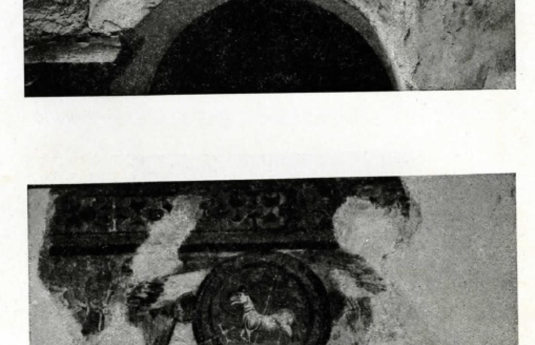 L’Agnus Dei de l’arc triomfal de Santa Coloma, tal com va aparèixer a les campanyes del 1932-1935.