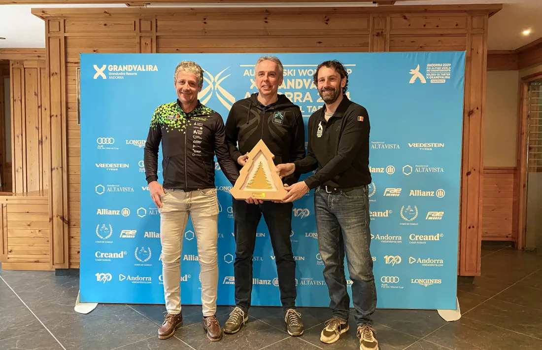 Carles Visa, David Hidalgo i Santi López van fer balanç ahir de la Copa del Món femenina a l’Hotel Nòrdic.